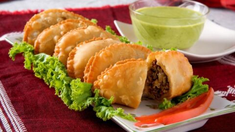 Savory Samosa with Ground Beef Filling