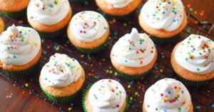 Sweet Birthday Confetti Cupcakes