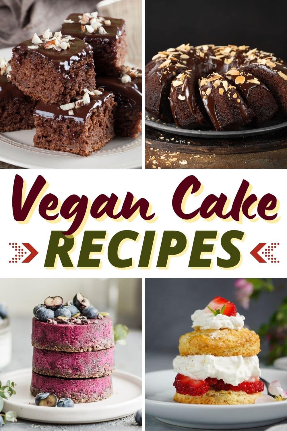 25 Best Ever Vegan Cake Recipes - Insanely Good