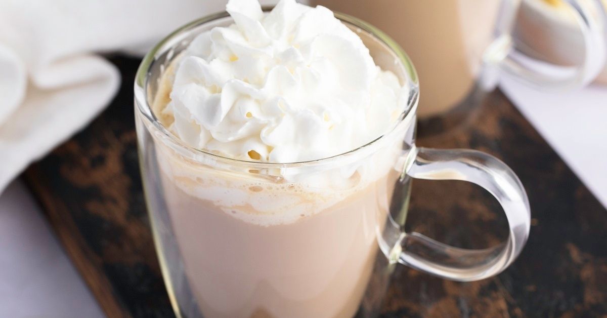 A Combination of Strong, Sweet and Creamy Homemade Starbucks White Chocolate Mocha with Whipped Cream