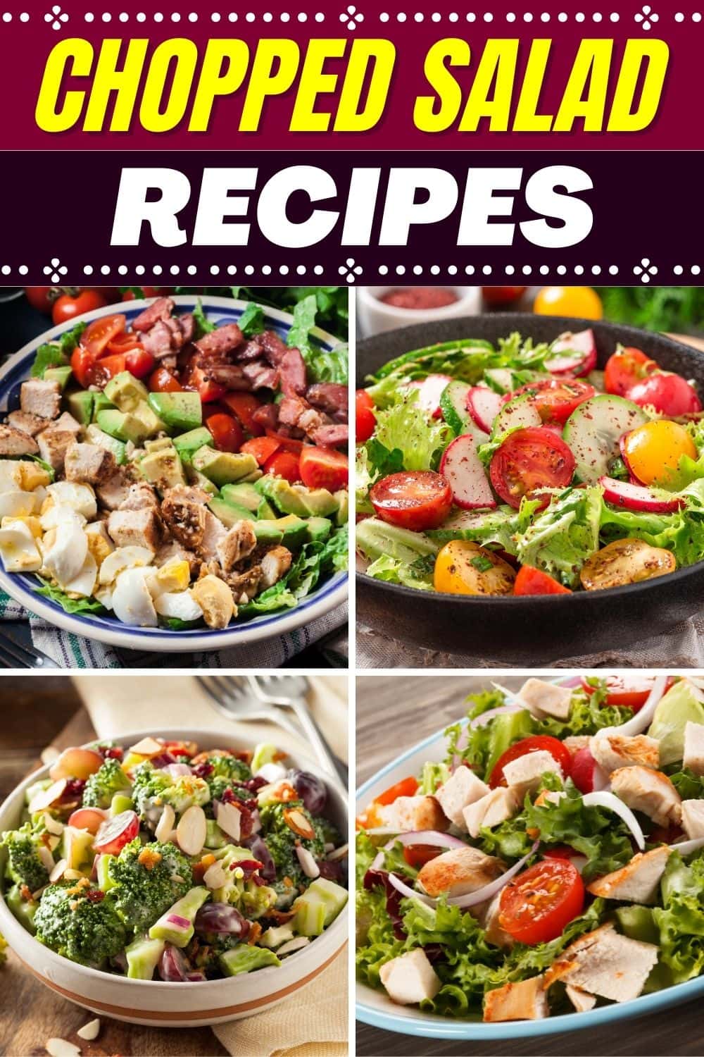 20 Best Chopped Salad Recipes To Enjoy Insanely Good   Chopped Salad Recipes 2 