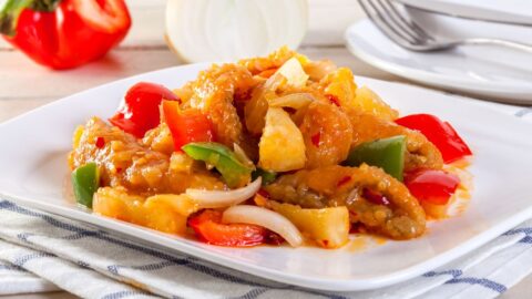 Fried Fish with Sweet and Spicy Sauce