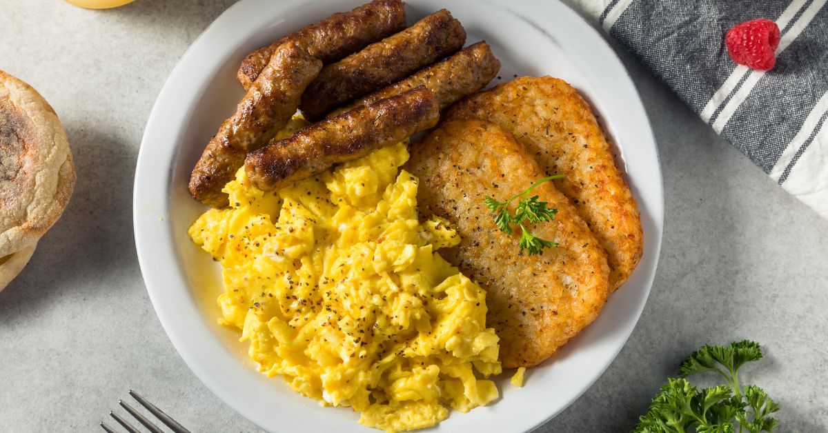 Breakfast Sausage And Eggs