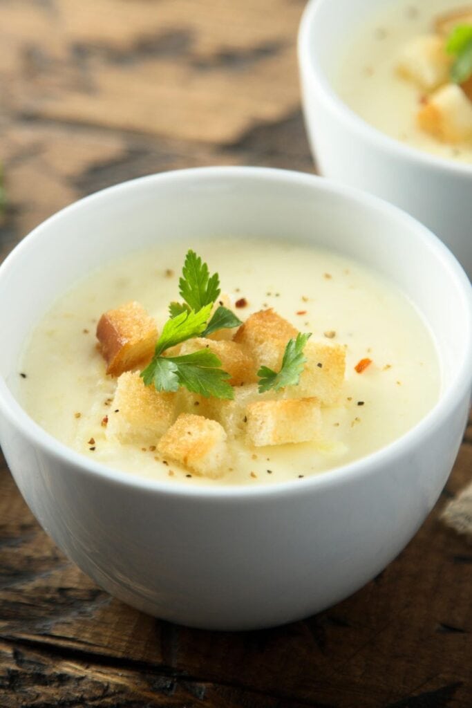 30 Monterey Jack Cheese Recipes You Can't Resist. Shown in picture: Homemade Cheese Soup with Croutons