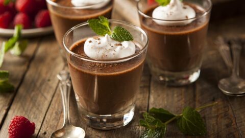 Homemade Chocolate Coconut Milk Pudding