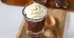 Homemade Chocolate Pudding Shots