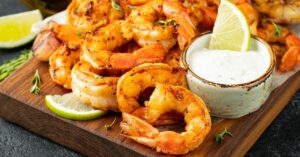 Homemade Grilled Shrimp with Lime and Dipping Sauce