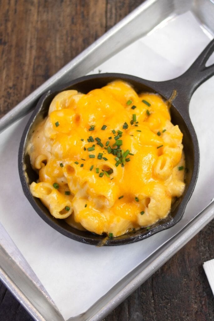 Homemade Mac and Cheese in a Skillet