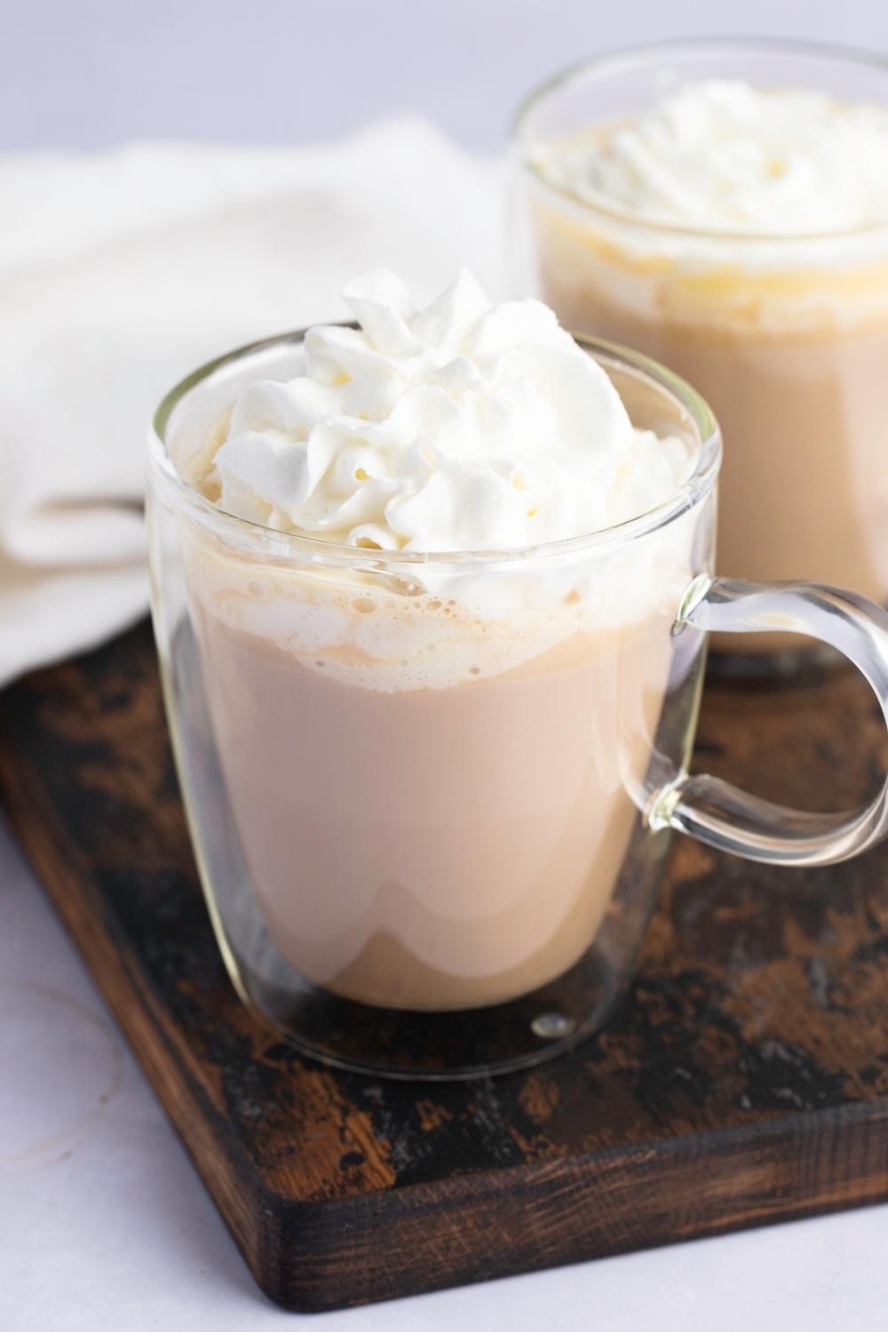 Homemade Starbucks White Chocolate Mocha with Whipped Cream