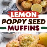 Lemon poppy seed muffin