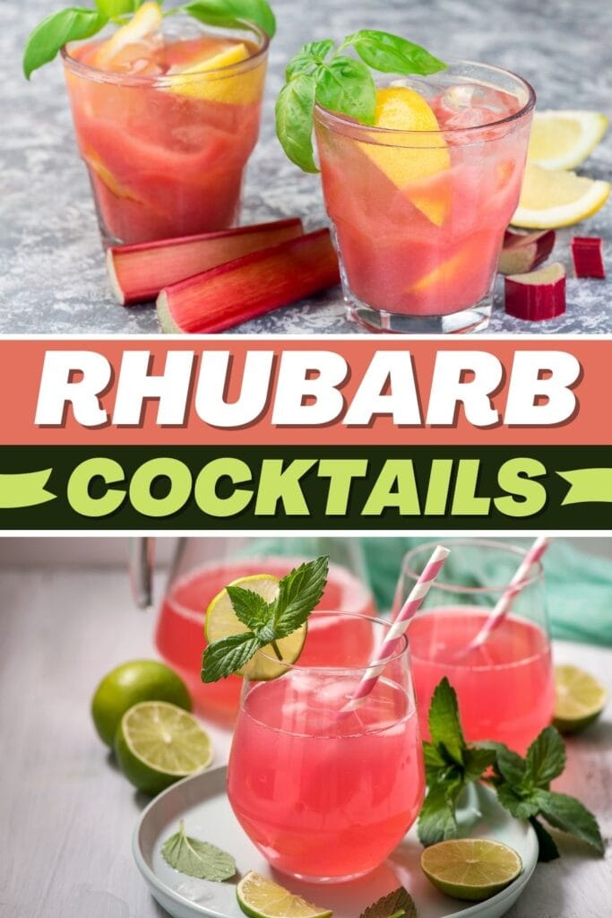 Rhubarb Cocktails