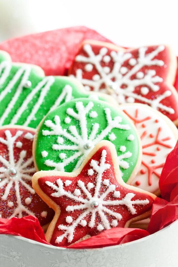30 Vegan Christmas Recipes for a Plant-astic Holiday Dinner! Shown in picture: Sweet Christmas Sugar Cookies