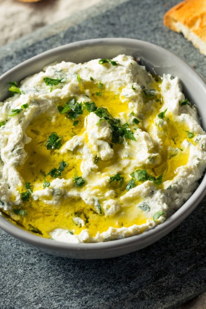 Vegan Goat Cheese Dip with Herbs