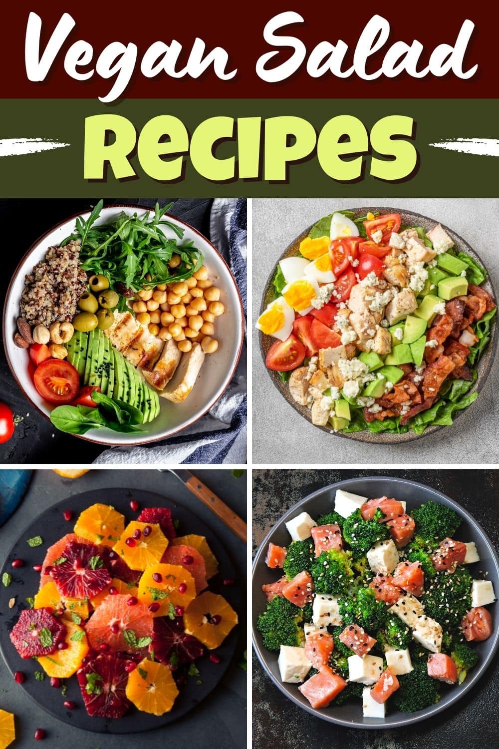 30 Easy Vegan Salad Recipes We Adore - Insanely Good