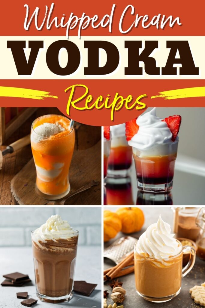 Whipped Cream Vodka Recipes