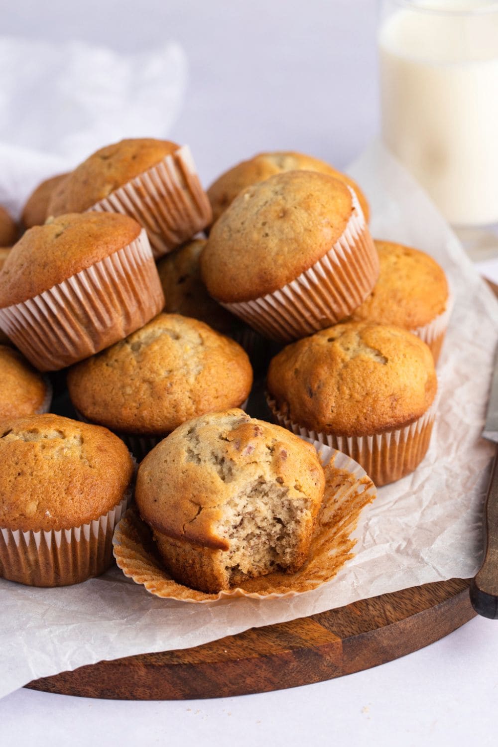 Banana Bread Muffins with Crunchy-Chewy Toppings