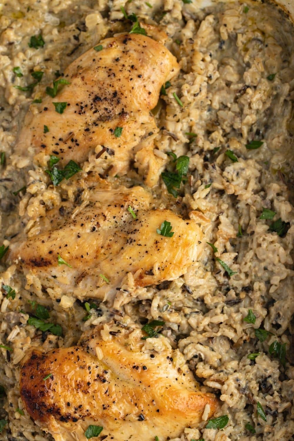 Easy Chicken and Rice Casserole with Herbs