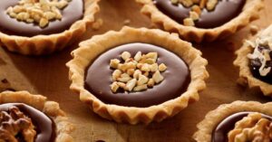 Homemade Chocolate Tart with Nuts