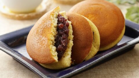 Homemade Japanese Red Bean Pancake