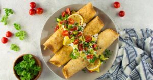Homemade Low-Carb Pizza Taquitos with Tortillas