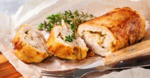 Homemade Stuffed Chicken Breast with Cheese