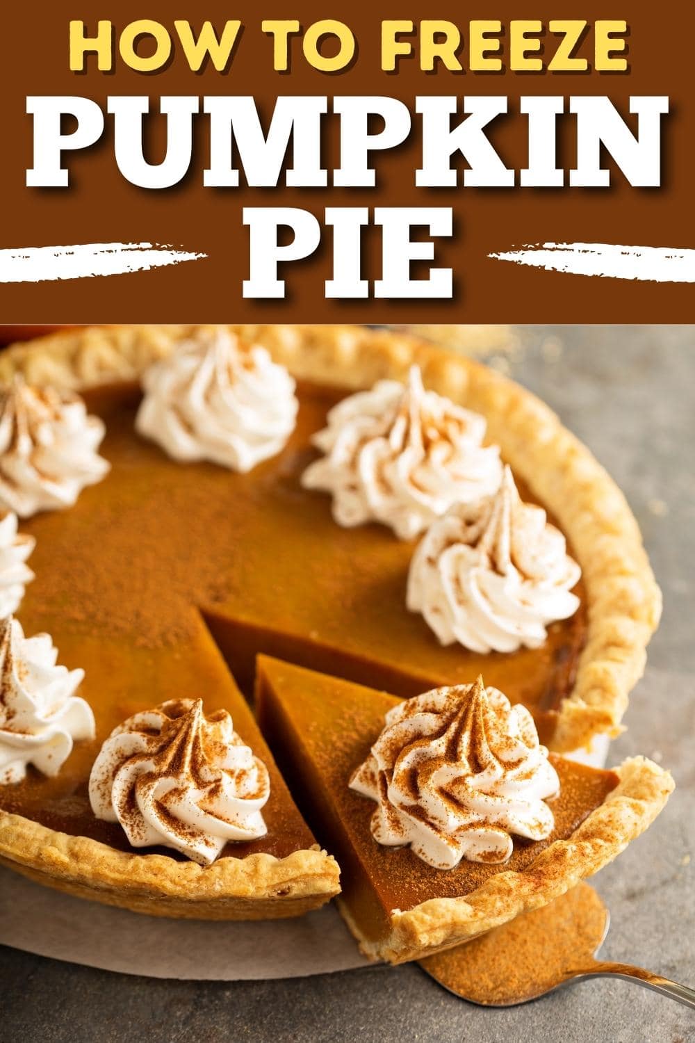 How to Freeze Pumpkin Pie - Insanely Good