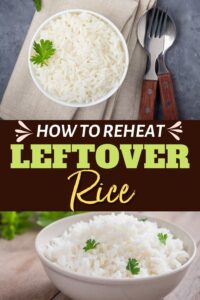 How To Reheat Leftover Rice (3 Simple Ways) - Insanely Good