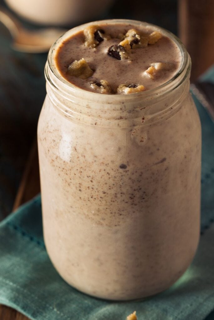 20 Marvelous Malted Milk Recipes (Shakes, Cakes, & More). Shown in picture: Malted Chocolate Milkshake in a Jar