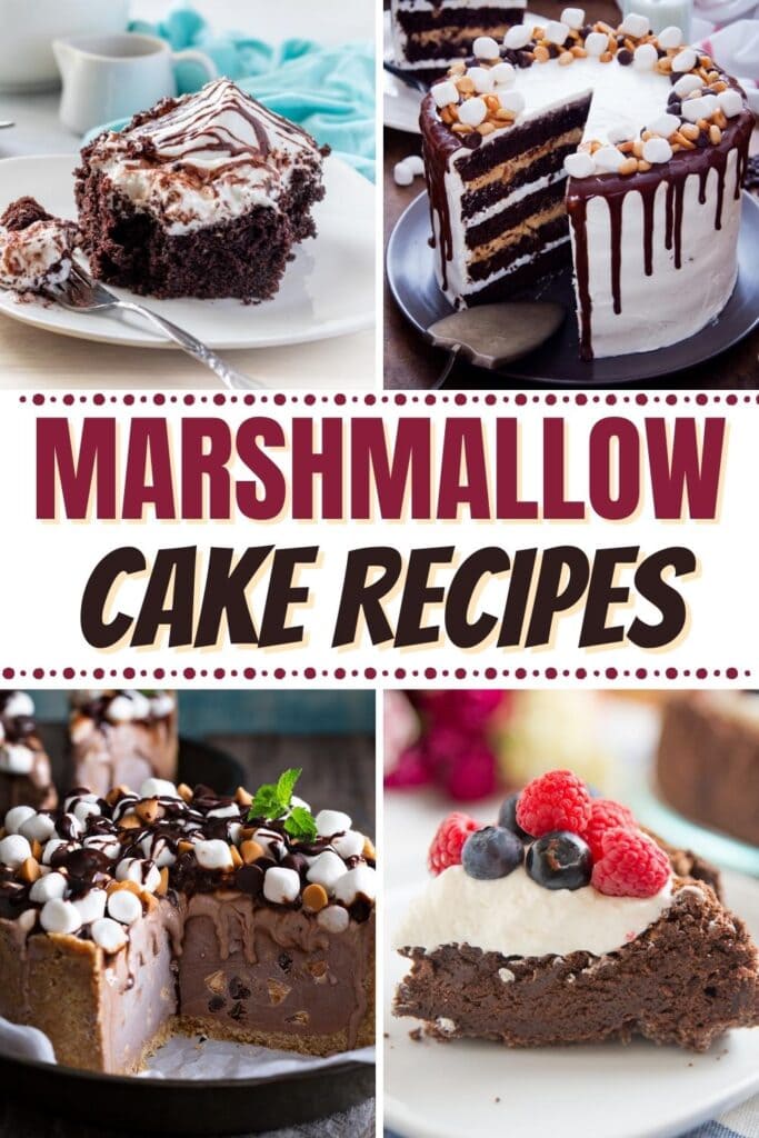 Marshmallow tårta recept