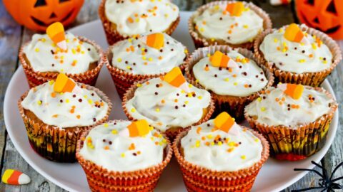 Sweet Candy Corn Cupcakes