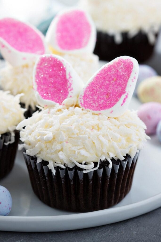 Sweet Chocolate Cupcakes for Easter