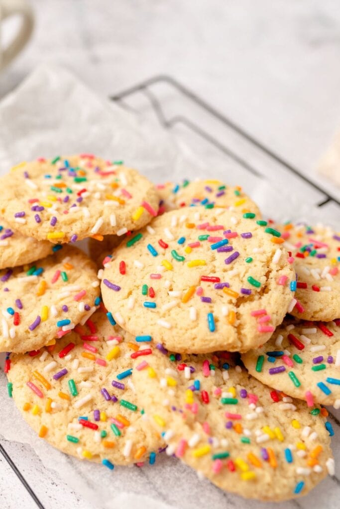 Homemade Gluten-Free Cookies with Sprinkles