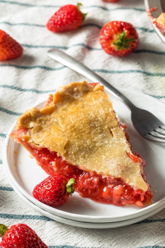 A Slice of Strawberry Rhubarb Pie