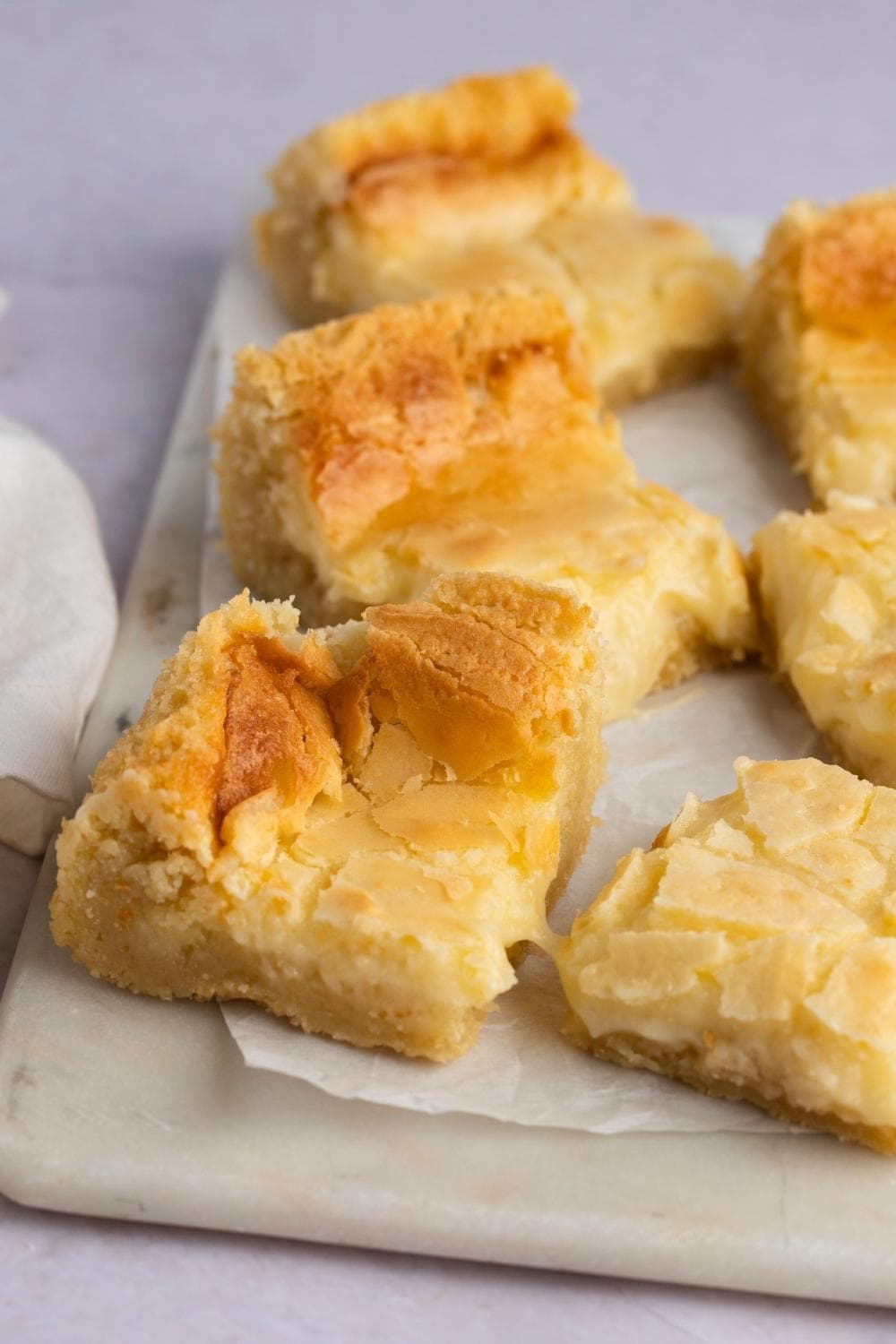 Gooey and Crunchy Butter Bars