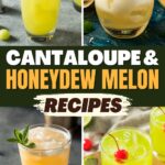 Cantaloupe and Honeydew Melon Cocktails