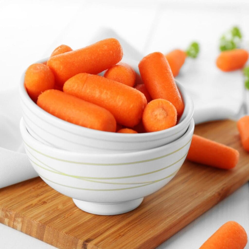 Bowl of Baby Carrots