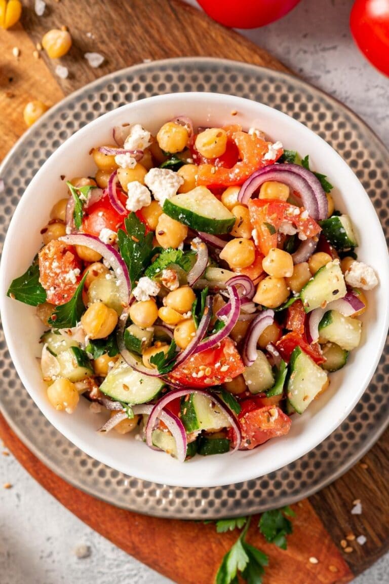 20 Best Chickpea Salad Recipes - Insanely Good