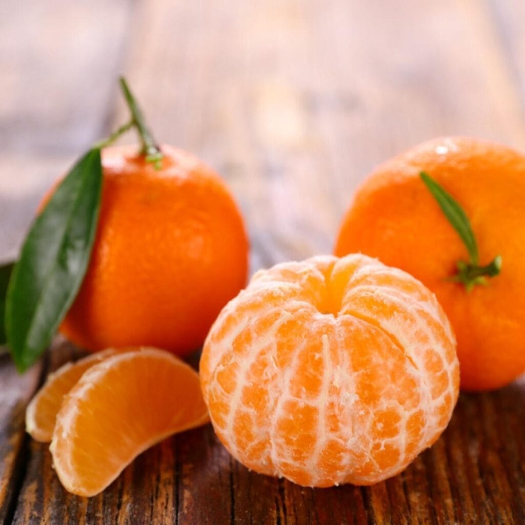 Whole and Peeled Clementines