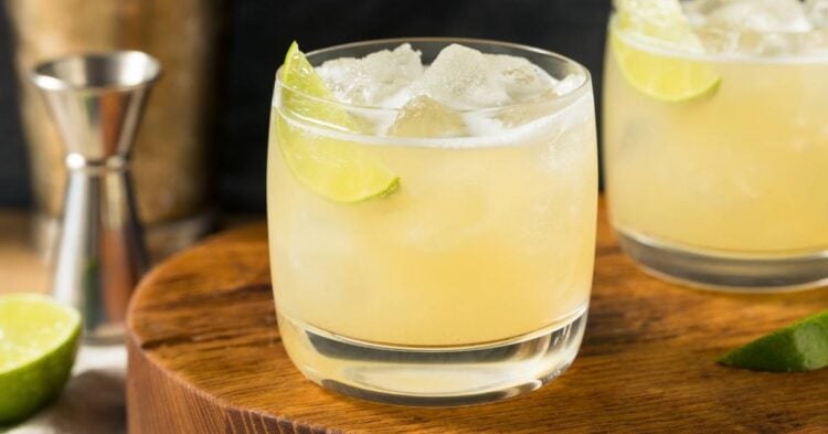 10 Simple Drambuie Cocktails For The Weekend Insanely Good   Cold Boozy Margarita Cocktail With Lime And Tequila 750x393 