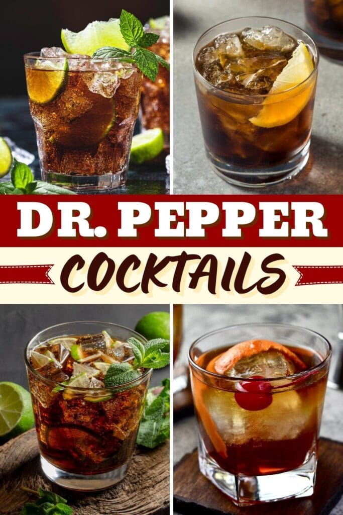 Dr. Pepper Cocktails