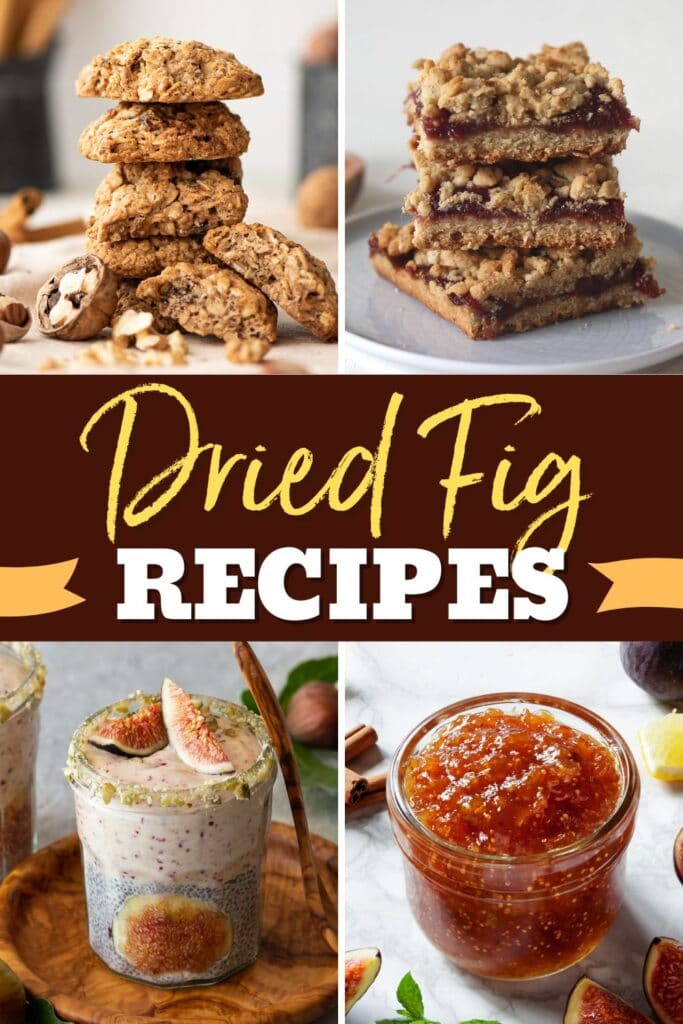 Recipes of dried figs