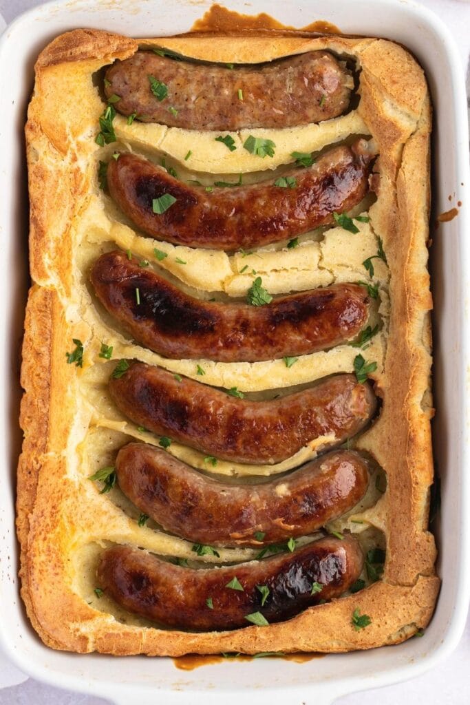 Homemade Toad in the Hole with Herbs