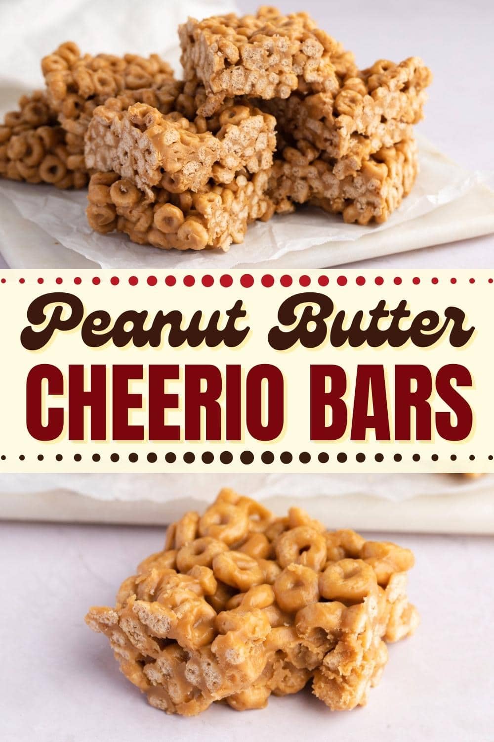 Peanut Butter Cheerio Bars Easy Recipe Insanely Good