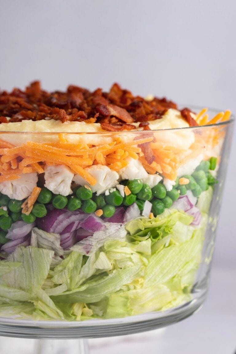 Seven Layer Salad Original Recipe Insanely Good