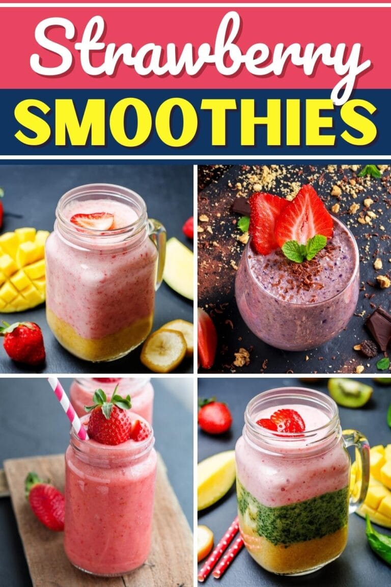 20 Best Strawberry Smoothies (+ Easy Recipes) - Insanely Good
