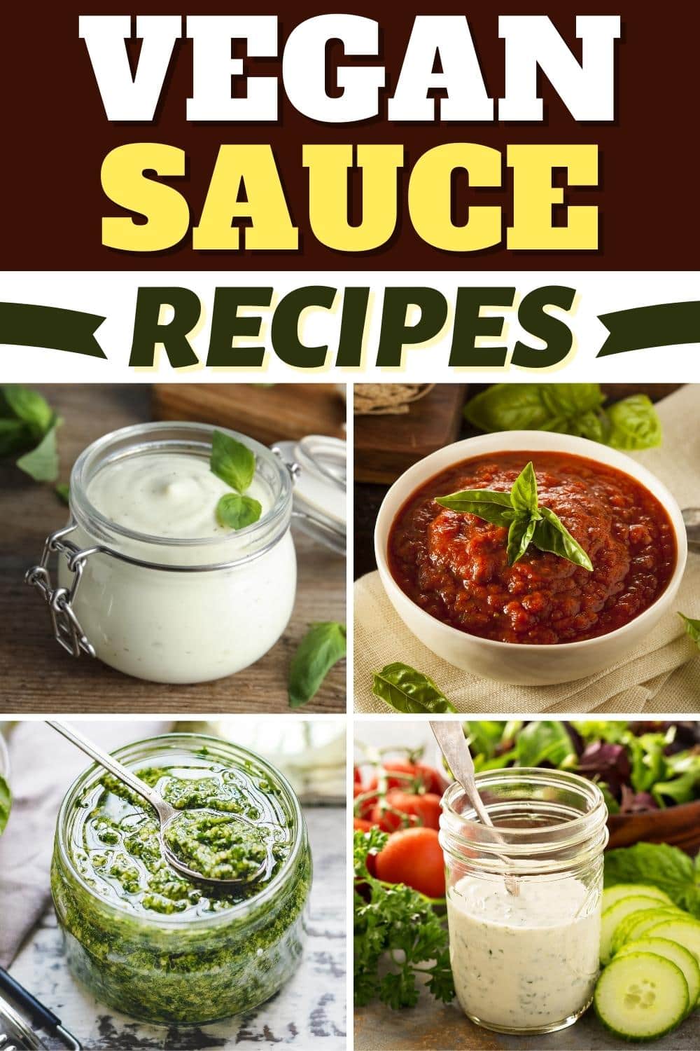 25 Best Vegan Sauce Recipes for Every Meal - Insanely Good