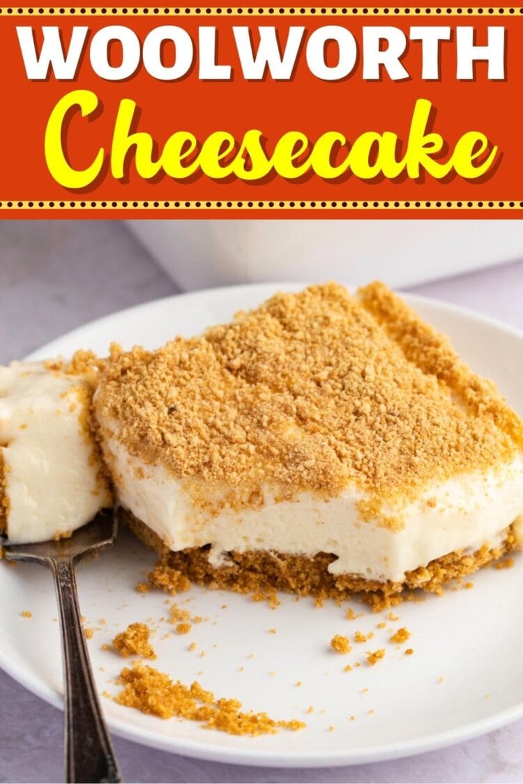 Woolworth Cheesecake (NoBake Recipe) Insanely Good