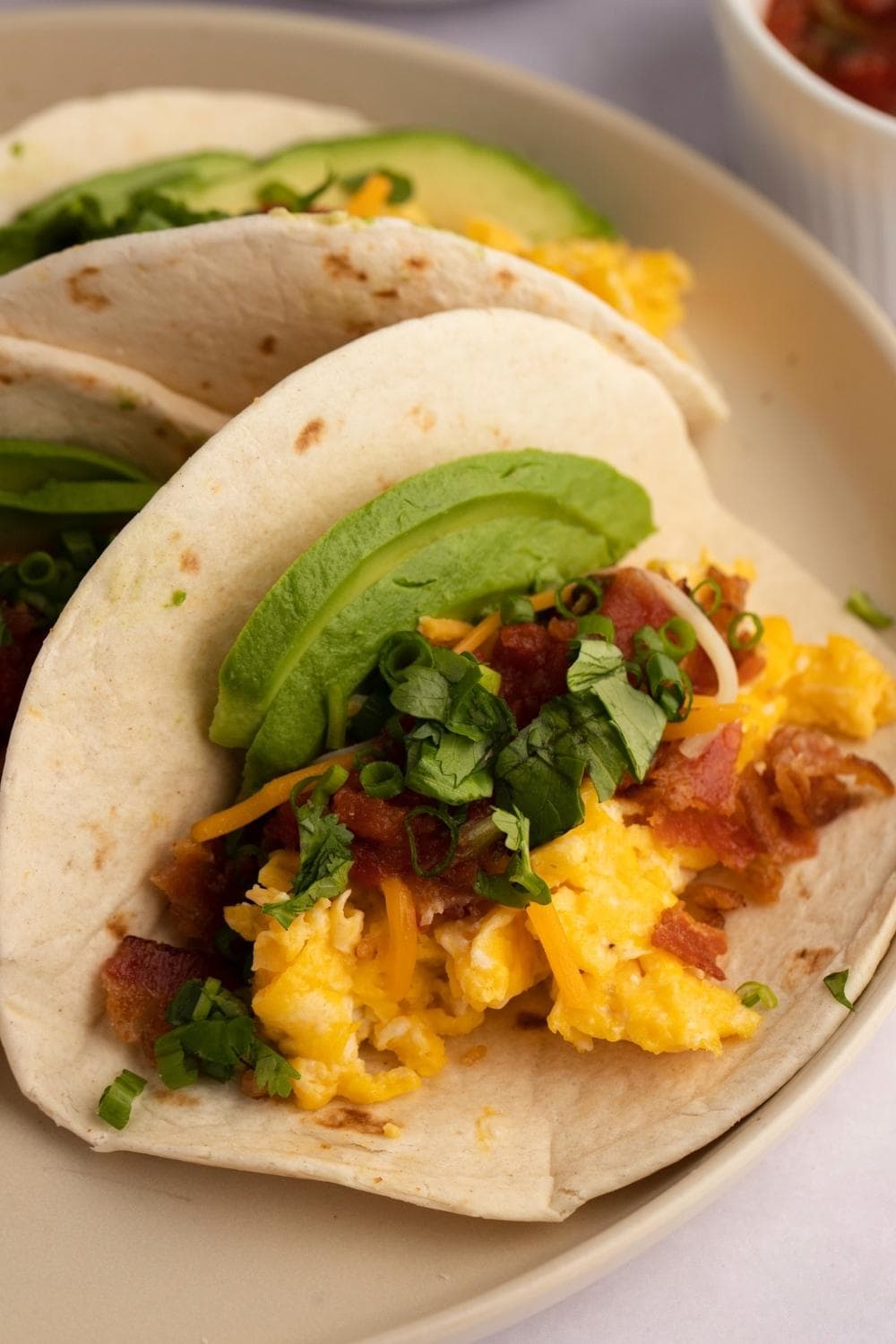 Colorful Breakfast Tacos