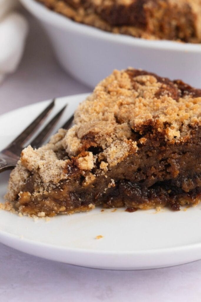 Crumbly on Top Shoofly Pie Slice 