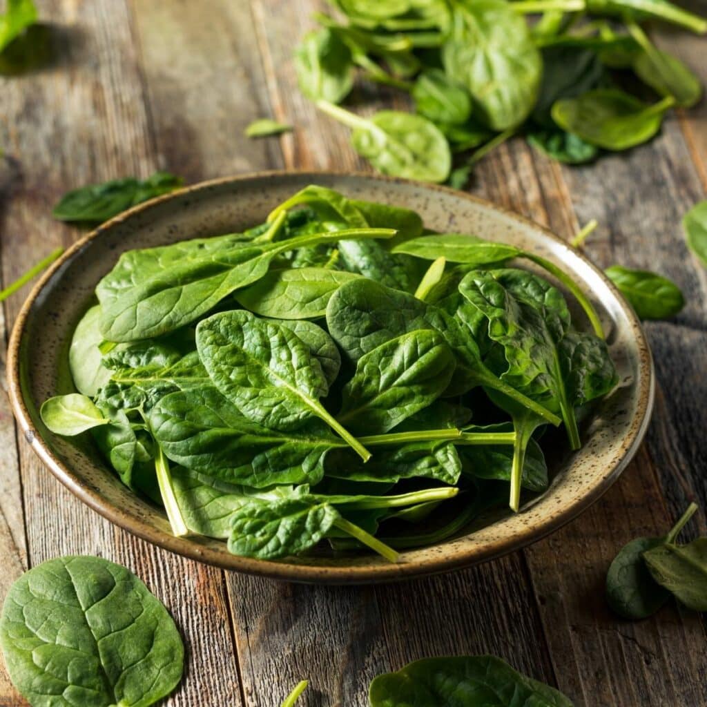 Fresh Organic Green Spinach